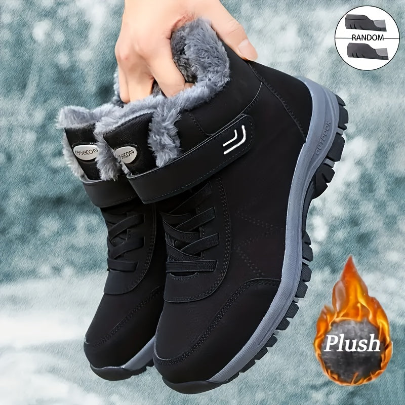 Cozy Fleece-Lined Winter Snow Boots for Women