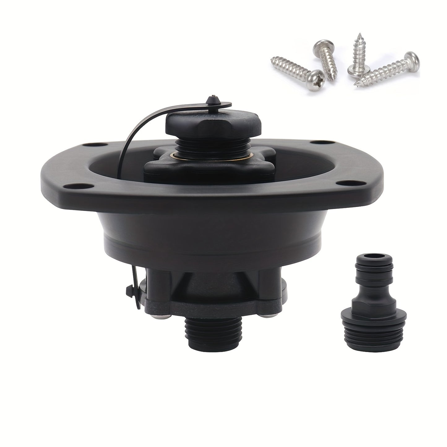 RV/Camper, Water Inlet with Pressure Regulator & Built-In Check Valve