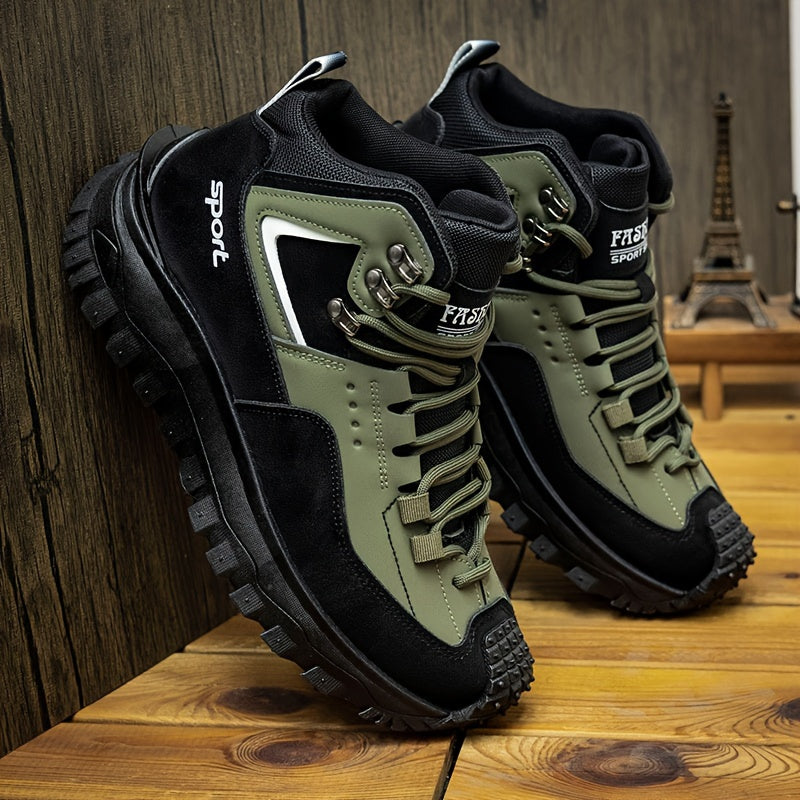 Breathable All-Season Outdoor Tactical Hiking Boots - Mid-Top Jungle Shoes for Women with Abrasion Resistant Round Toe