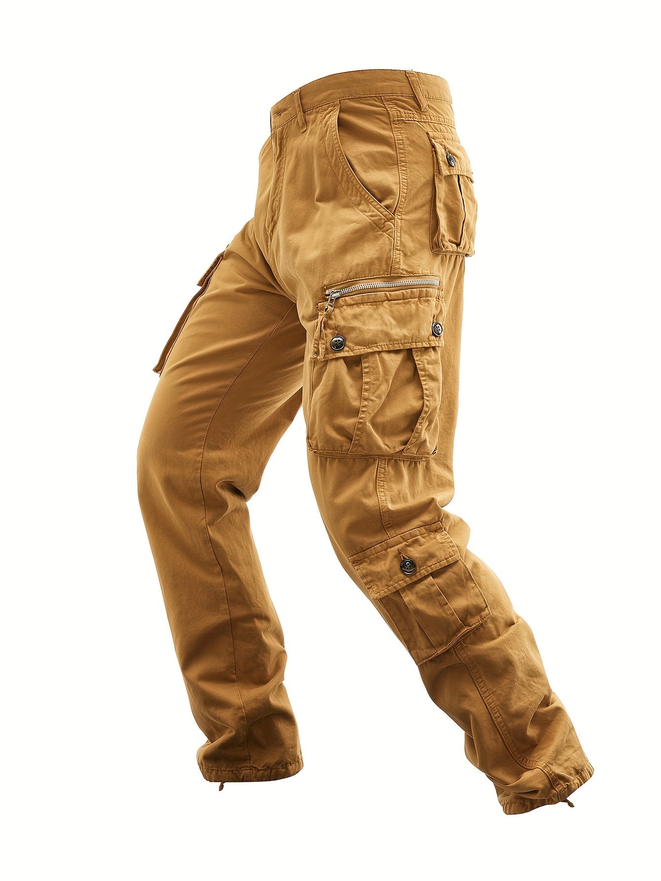 Large Size Men Outdoor Cotton Wash Multi-pocket pants
