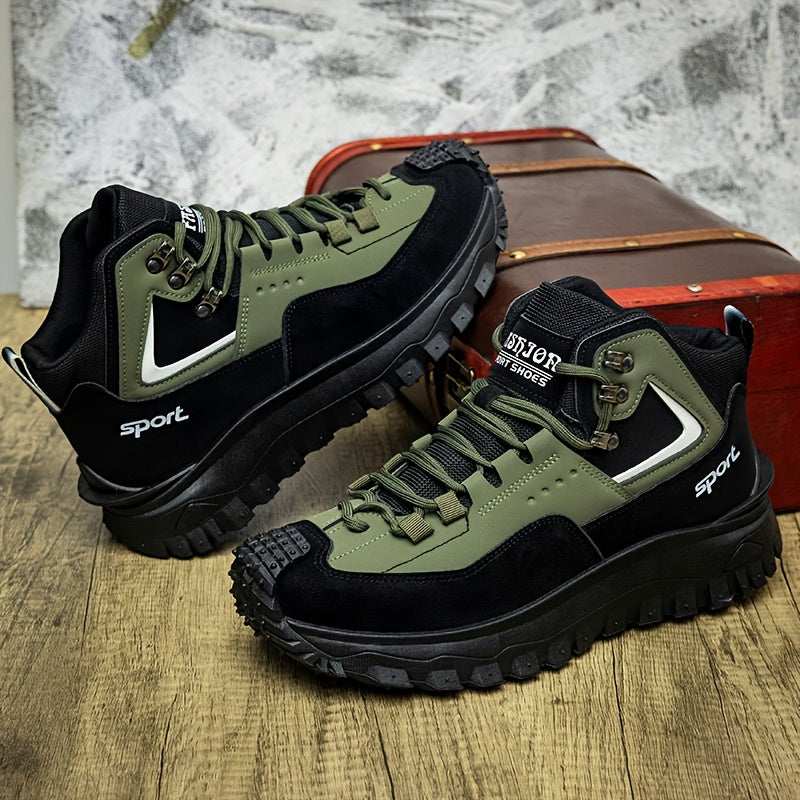 Breathable All-Season Outdoor Tactical Hiking Boots - Mid-Top Jungle Shoes for Women with Abrasion Resistant Round Toe