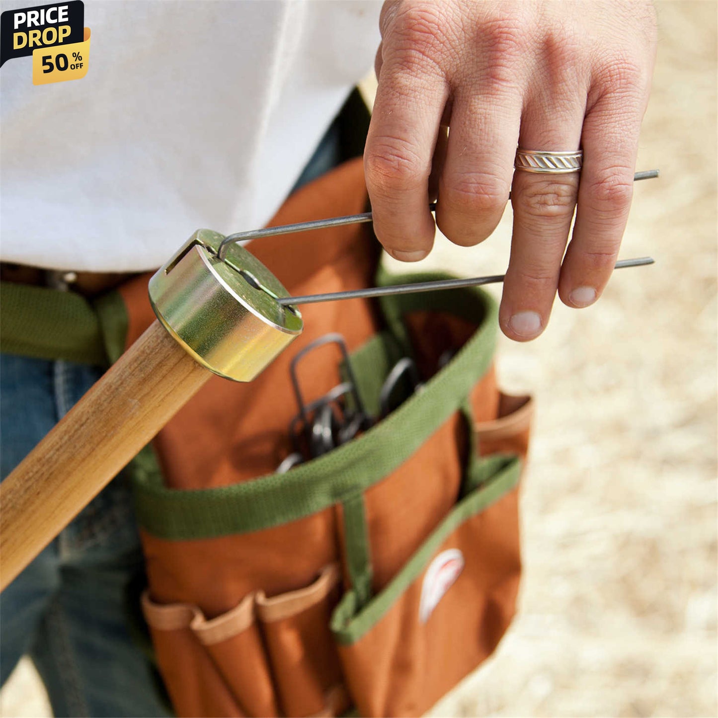 6 Inch 200 Pcs 3mm Weed Staples Galvanized Landscape Staples Heavy Duty Garden Stakes Fit For Weed Barrier Fabric