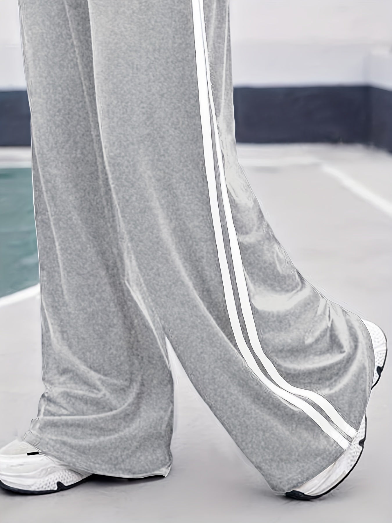 Plus-Size Women's Thin Striped Pants, Affordable Clothing