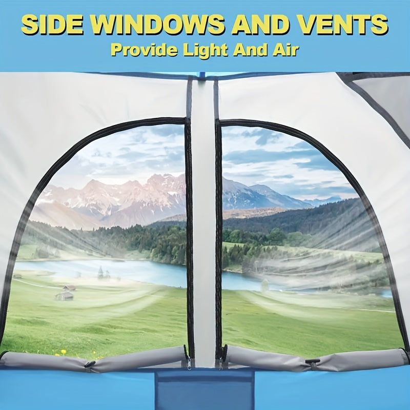 Portable 2-Person Truck Bed Tent - Waterproof, Double Layer, Easy Setup for Camping