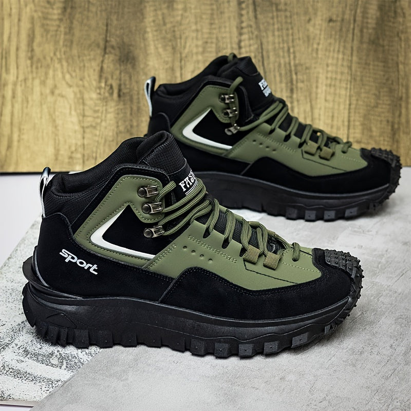 Breathable All-Season Outdoor Tactical Hiking Boots - Mid-Top Jungle Shoes for Women with Abrasion Resistant Round Toe