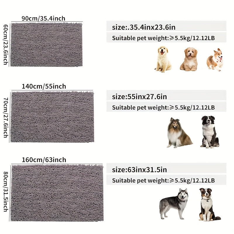 Muddy Claws, Absorbing Moisture And Dirt, Anti Slip Washable Pad