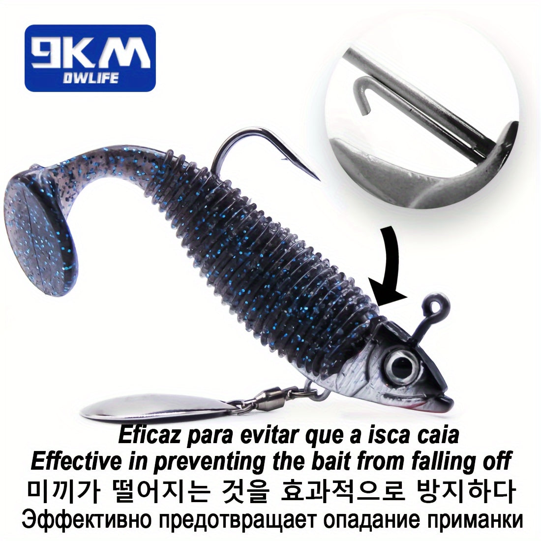 9KM 5/10pcs Fishing Jig Hooks, 7.5-15g Triangle Jig Head Barbed Fishing Hooks