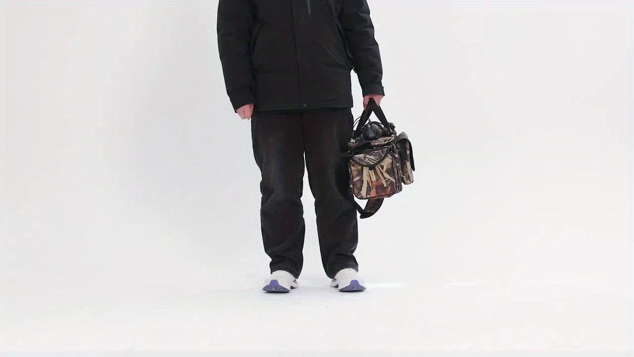 Bag Single Shoulder Crossbody Bag Outdoor Large Capacity Fishing Gear Storage Bag