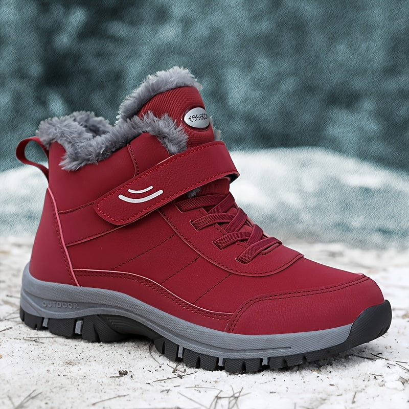 Cozy Fleece-Lined Winter Snow Boots for Women