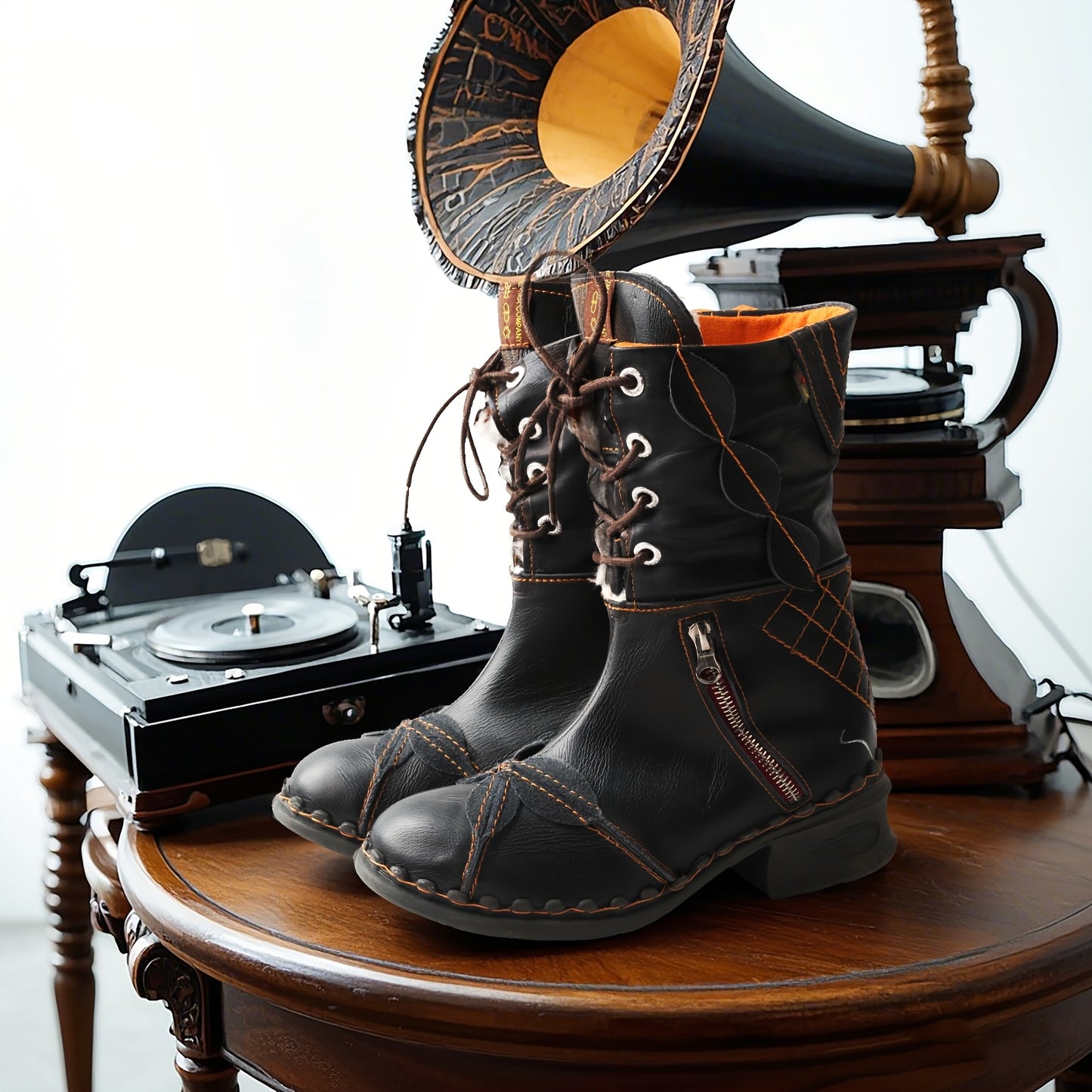 Women's Hiking Boots with Insulation, Rubber Outsole, And Breathable Lining with Lacing System