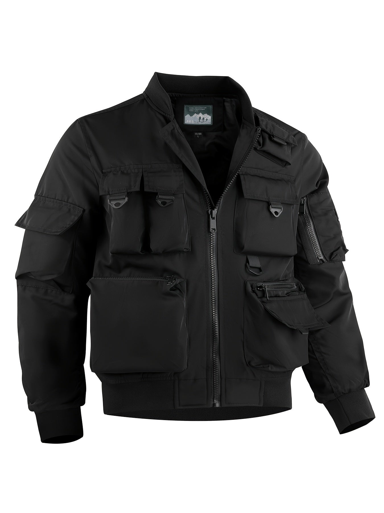 Men New Casual Cargo Multi-Pocket Jacket
