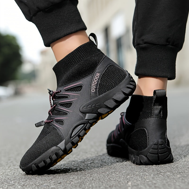 Women's Fashion Hiking Boots - Breathable, Lightweight, Durable, Non-Slip, Ankle-High, Comfortable Outdoor Boots