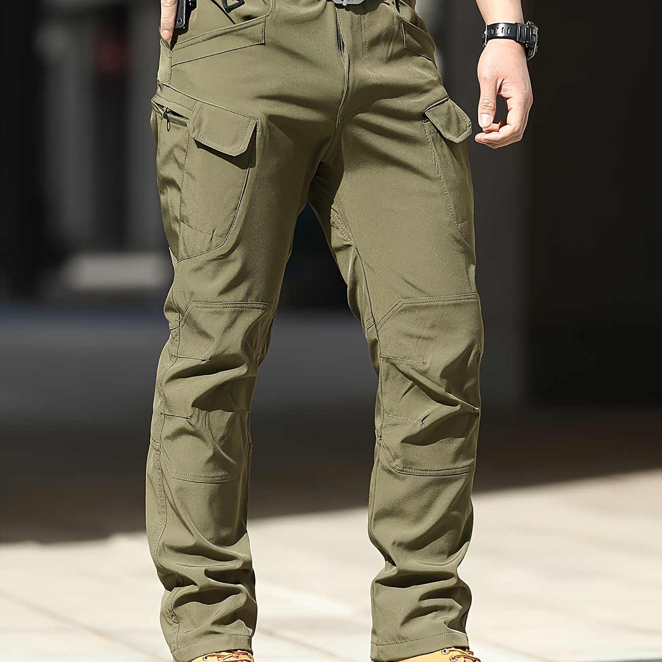 Men's Cargo Tactical Hiking Pants, Windproof Waterproof