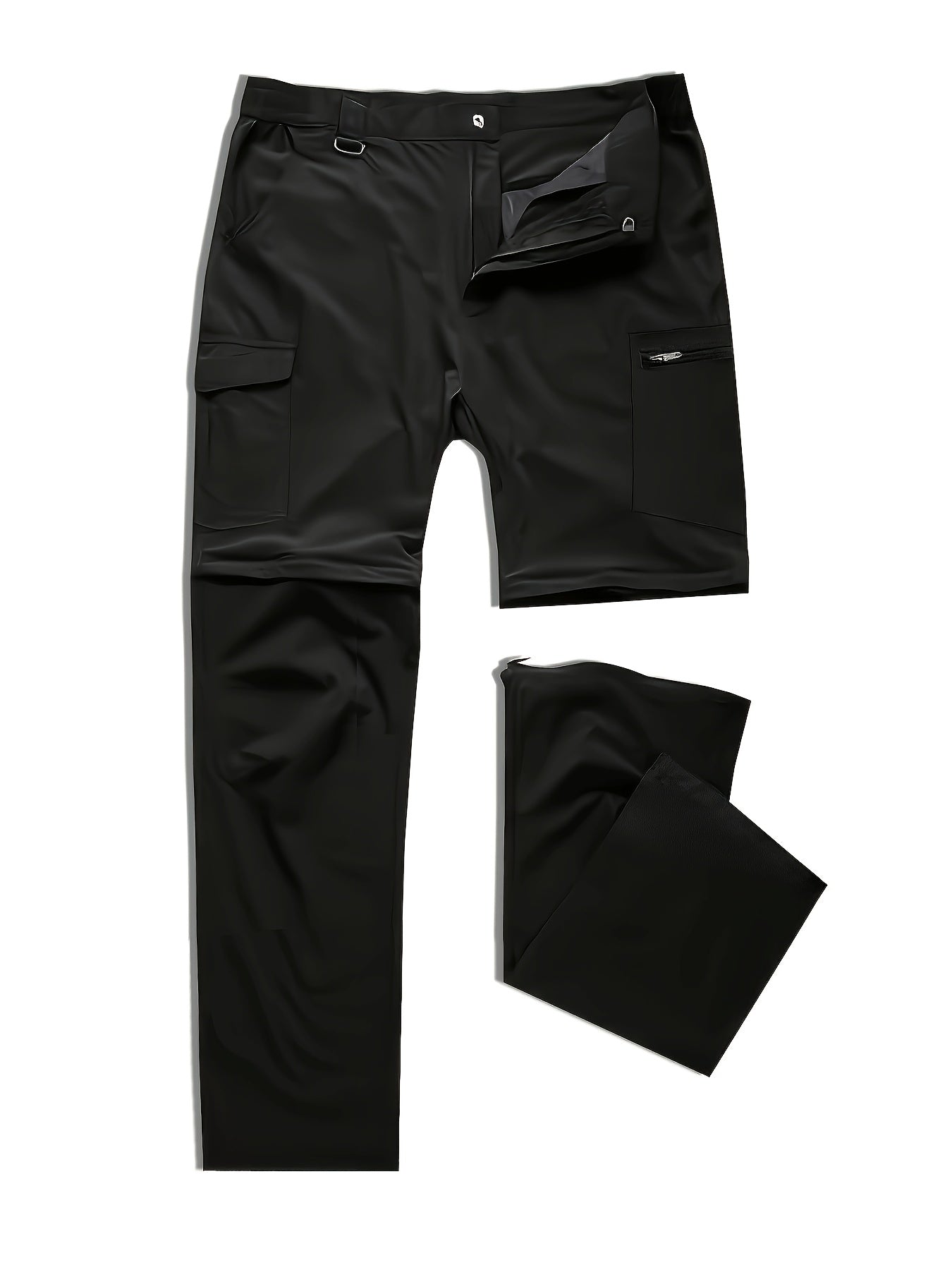 Men's Lightweight Waterproof Quick-Drying Pants with Foldable Zipper, PLUS SIZE