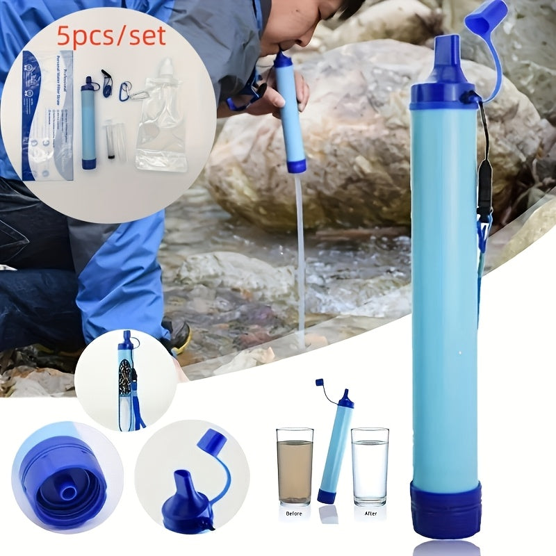 5pcs/set Portable Water Purification System