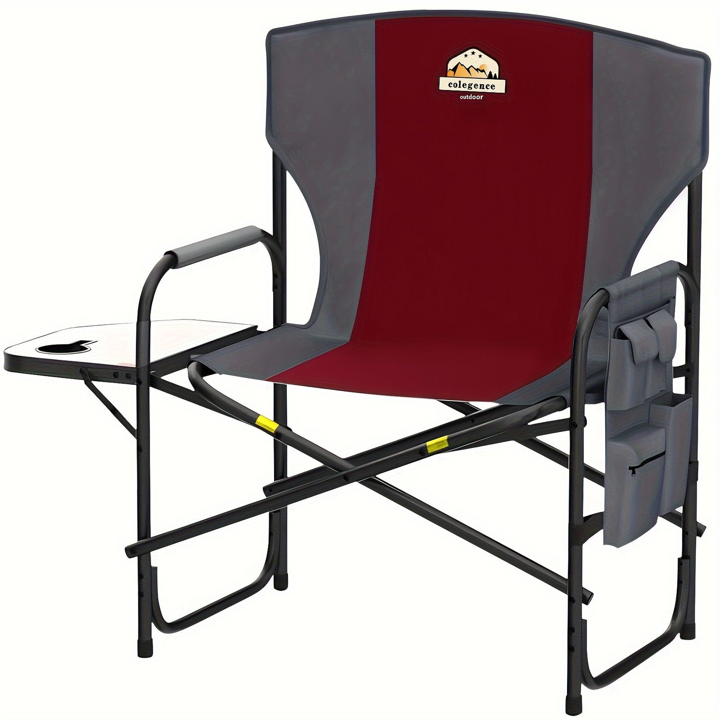 [600 Lbs Capacity Ergonomic Chair] Durable Build| Colegence XXL Oversized Director's Chair, 600 Lbs Capacity