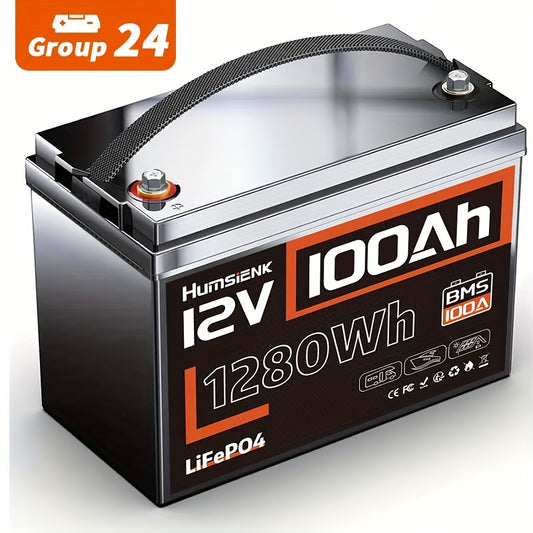 12V 100Ah LiFePO4 Battery - Low-temperature Shielding