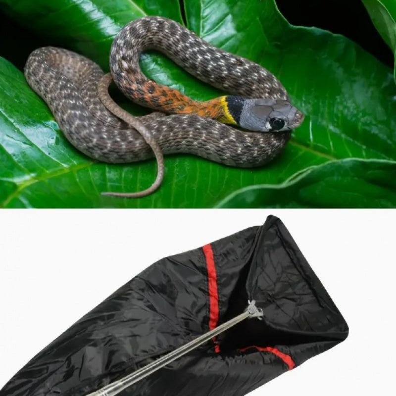 Telescopic 78-Inch Aluminum Snake Pole, Portable Reptile Capture Stick, Multi-Functional Snake Catching Tool
