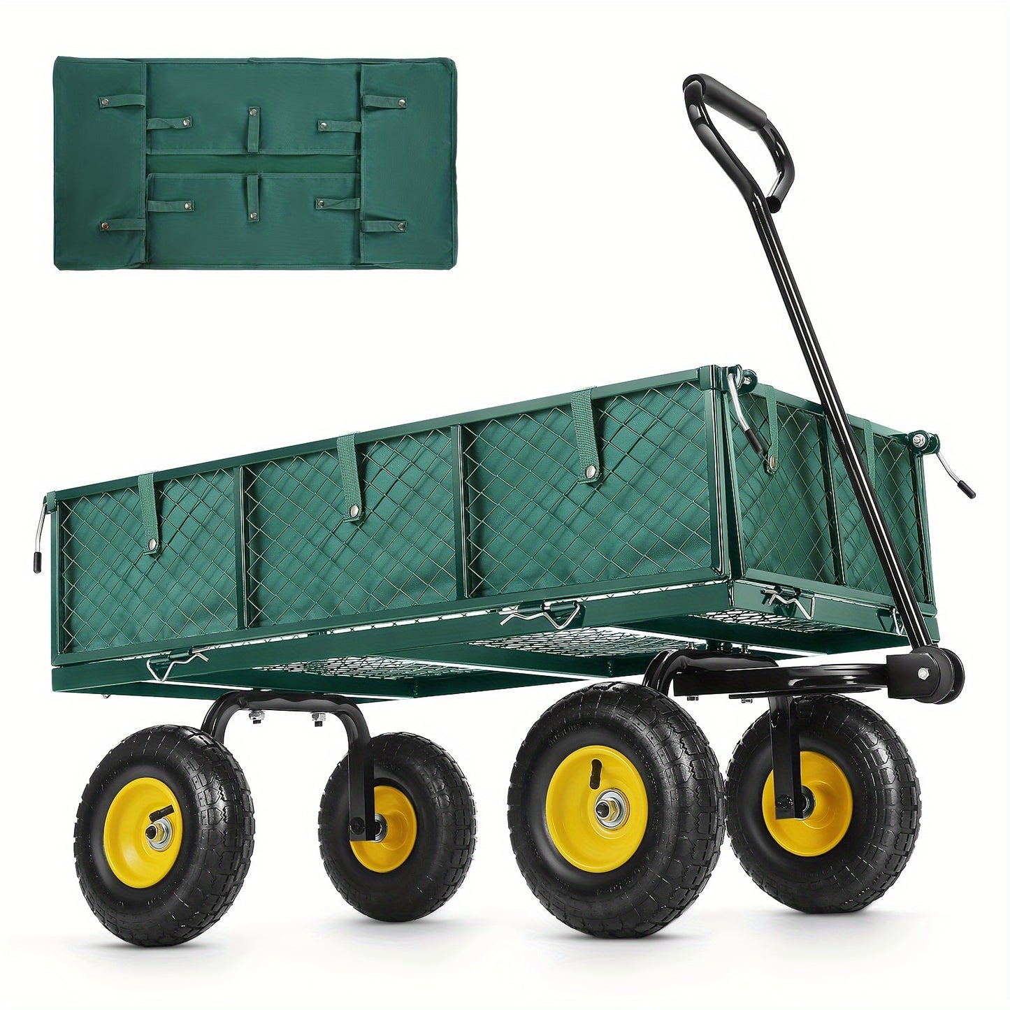 HOMDOX Garden Cart, Heavy Duty 880 Lbs Capacity