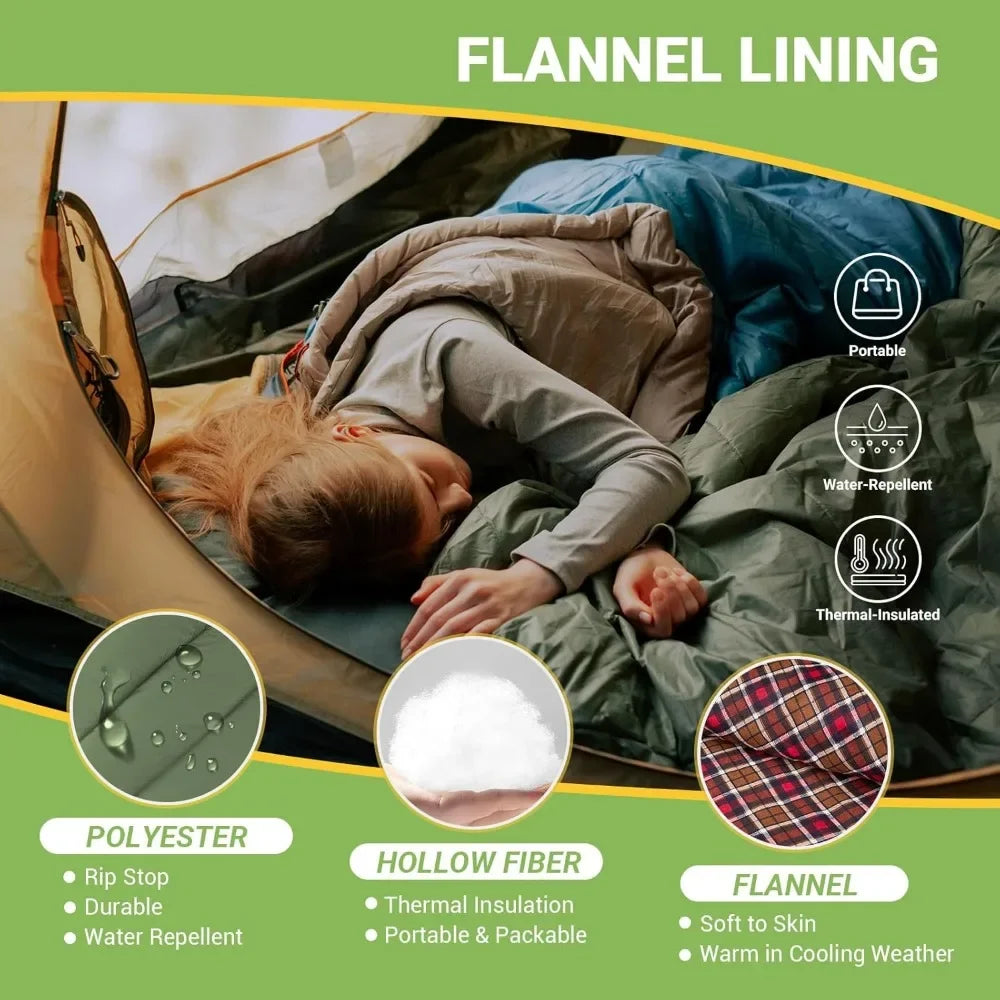 Sleeping Bag for Adults, Bag for Camping Backpacking.
