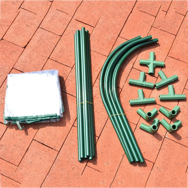 Plant Greenhouse With Frame Outdoor Indoor ,Plant Mini Greenhouse Tent Gardening Backyard Plant Flower Heat Preservation Cover