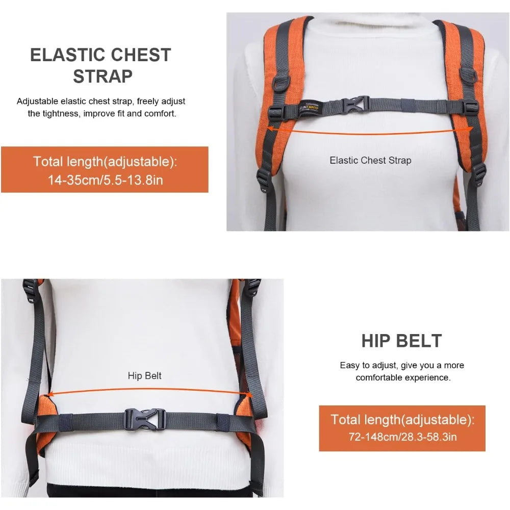 40L Hiking Backpack for Women & Men