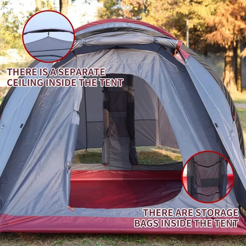 Motorcycle Tent for Camping 2-3 Person
