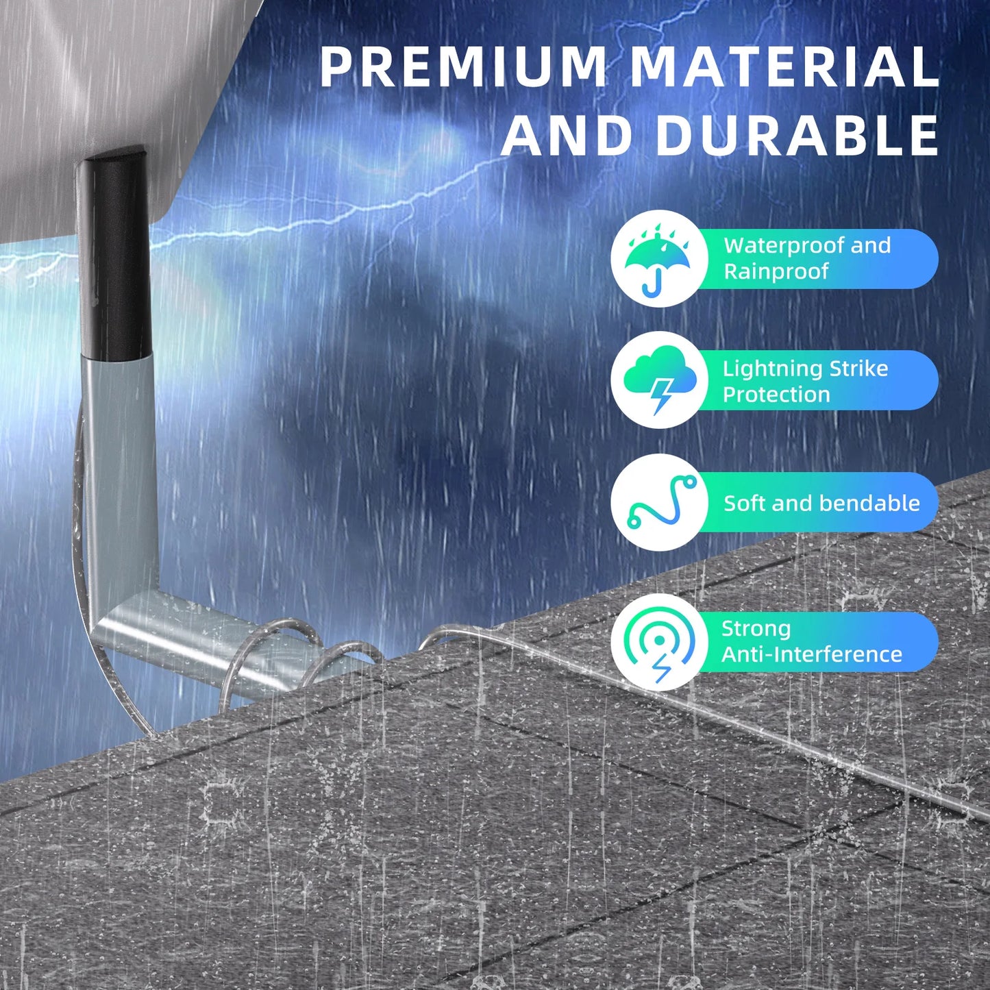 Starlink Satellite Cable For Starlink V2/Gen2 Dish Extension Web Cable Repair Kit Extension Replacement plug and play