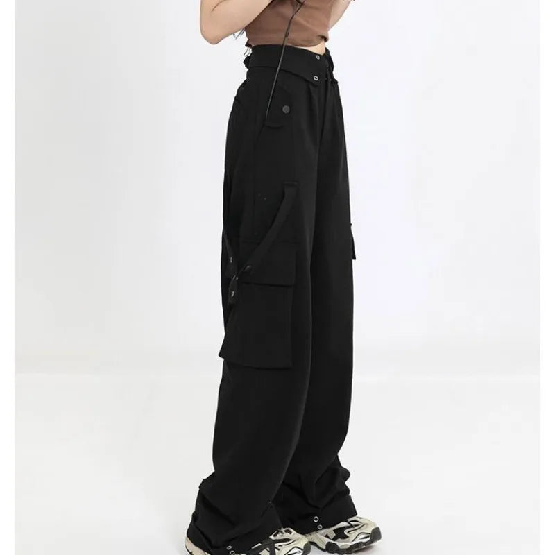 Women's Autumn Vintage Hollow Stripe Long Sleeved Knitwear Pants Suit