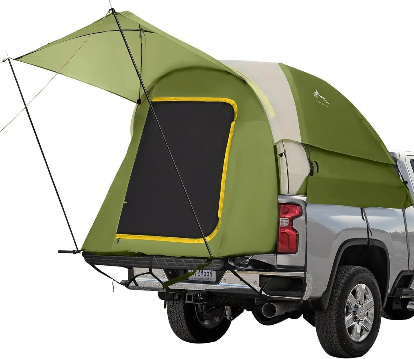 Pickup Truck Tent, Double Layer for 5.5-6.5 FT Truck Bed.