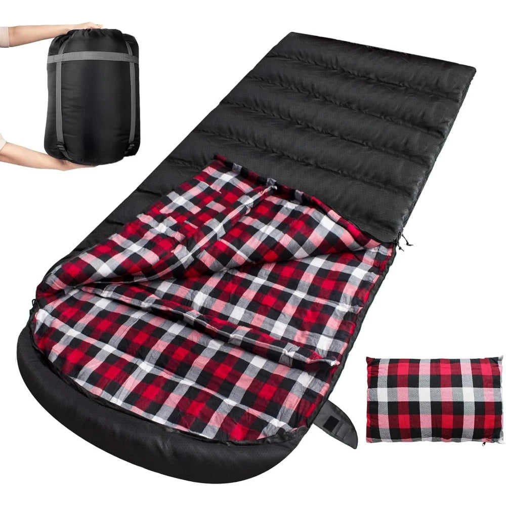 Adults XXL Sleeping Bag 4 Season Big and Tall.