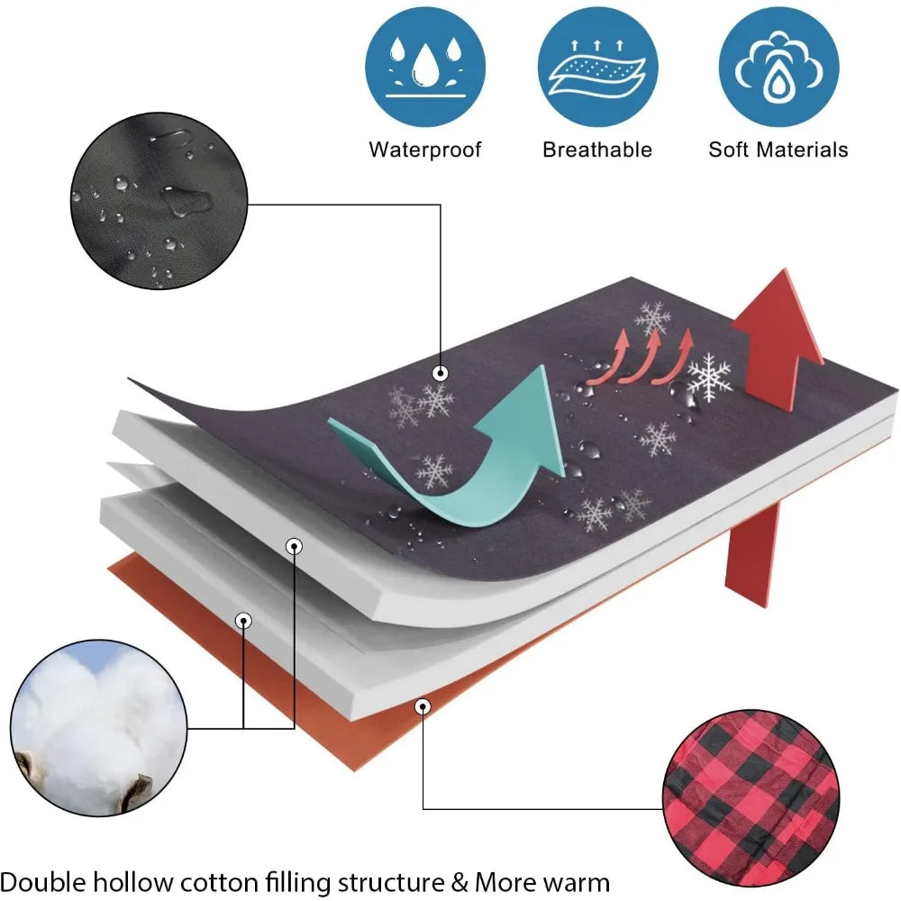 4 Season Big and Tall. Cold Weather Sleeping Bag,