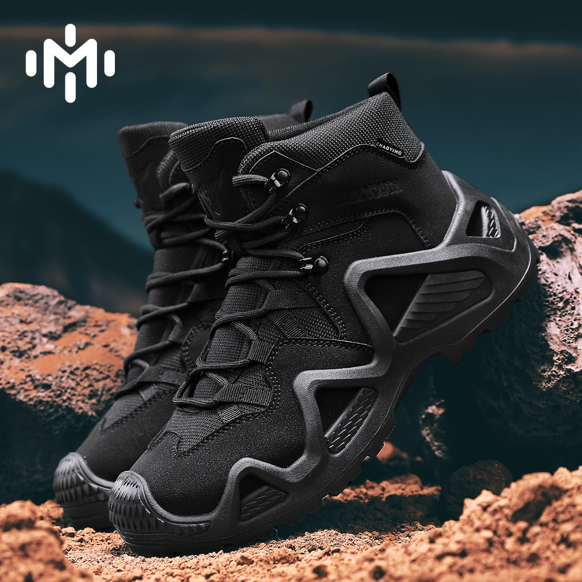 Men Boots, Waterproof, Comfortable, Slip Resistant, And Durable Lace Up Shoes