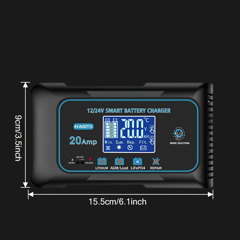 20-Amp Smart Battery Charge