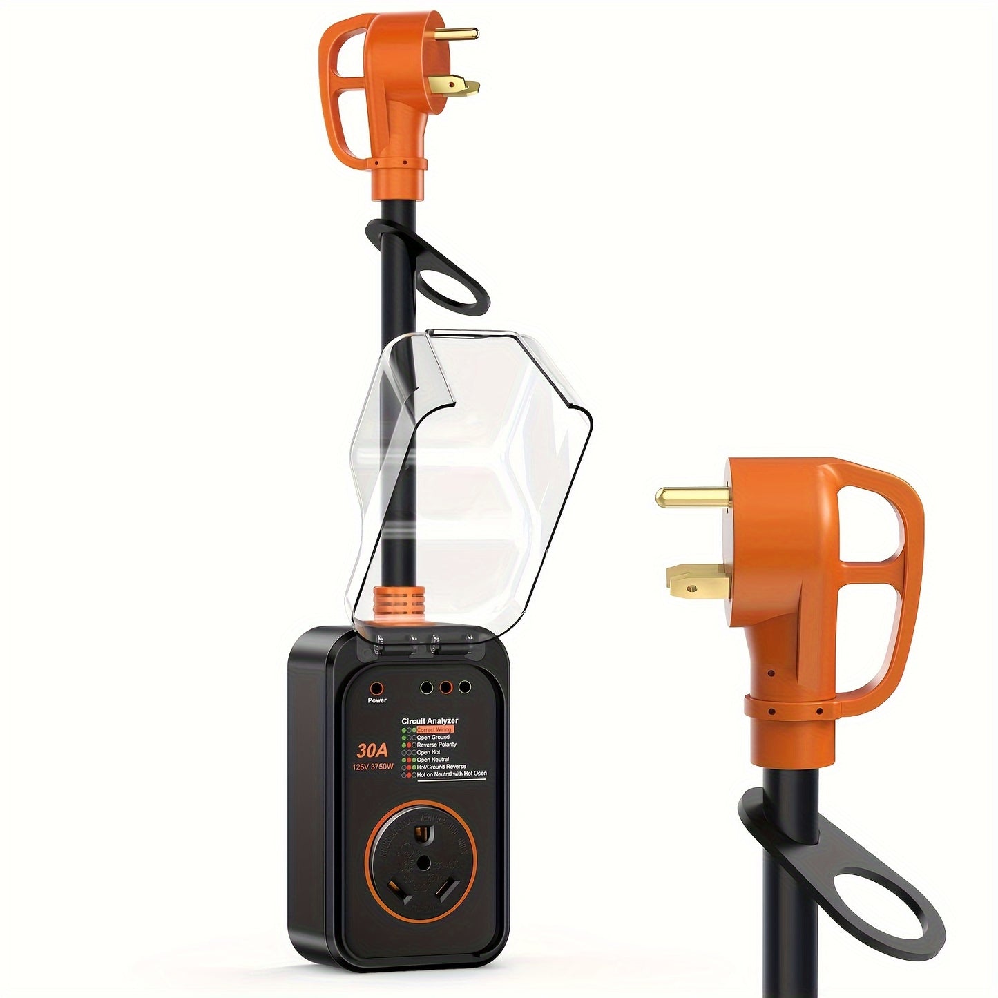 RV Surge Protector 30 Amp 12000 Joules RV Circuit Analyzer Surge Guard Full Protection 9500 Joules