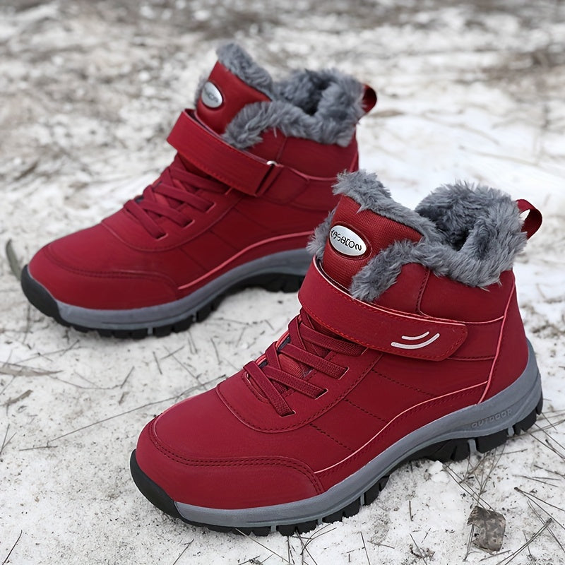 Cozy Fleece-Lined Winter Snow Boots for Women