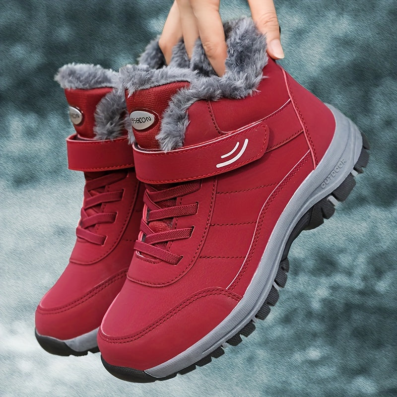 Cozy Fleece-Lined Winter Snow Boots for Women