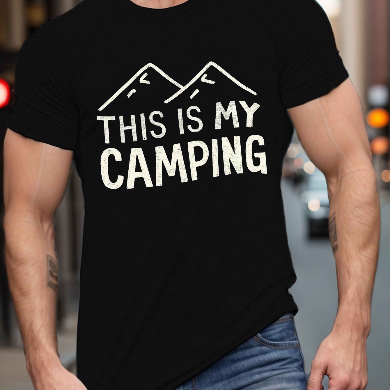 Big & Tall Men's Graphic Tee - Casual Short Sleeve T-Shirt, PLUS SIZE