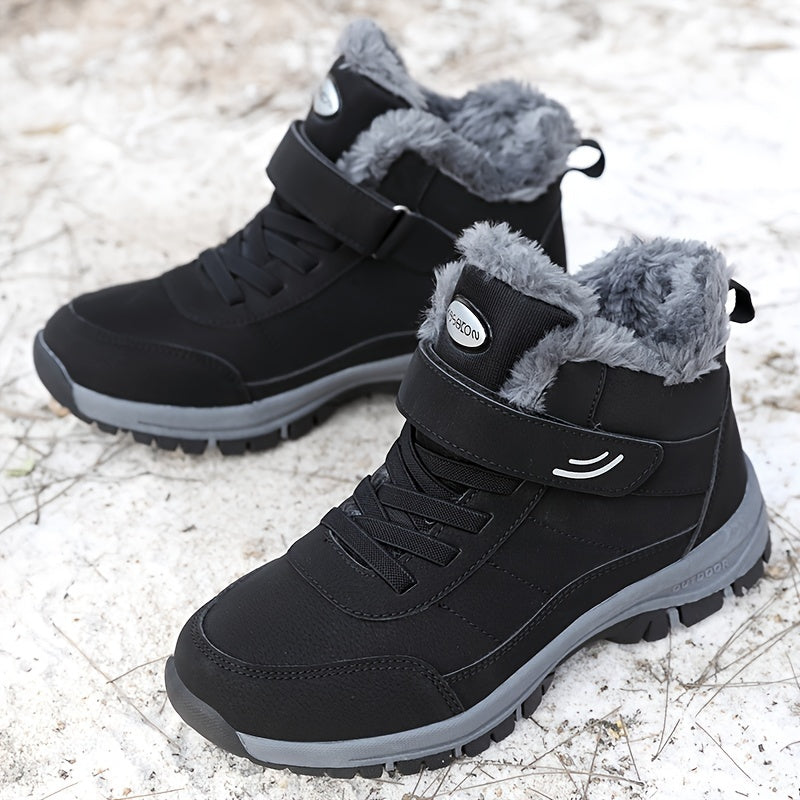 Cozy Fleece-Lined Winter Snow Boots for Women