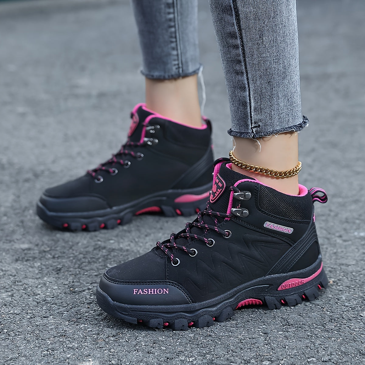Women's Mid-Top Non-Slip Hiking Boots