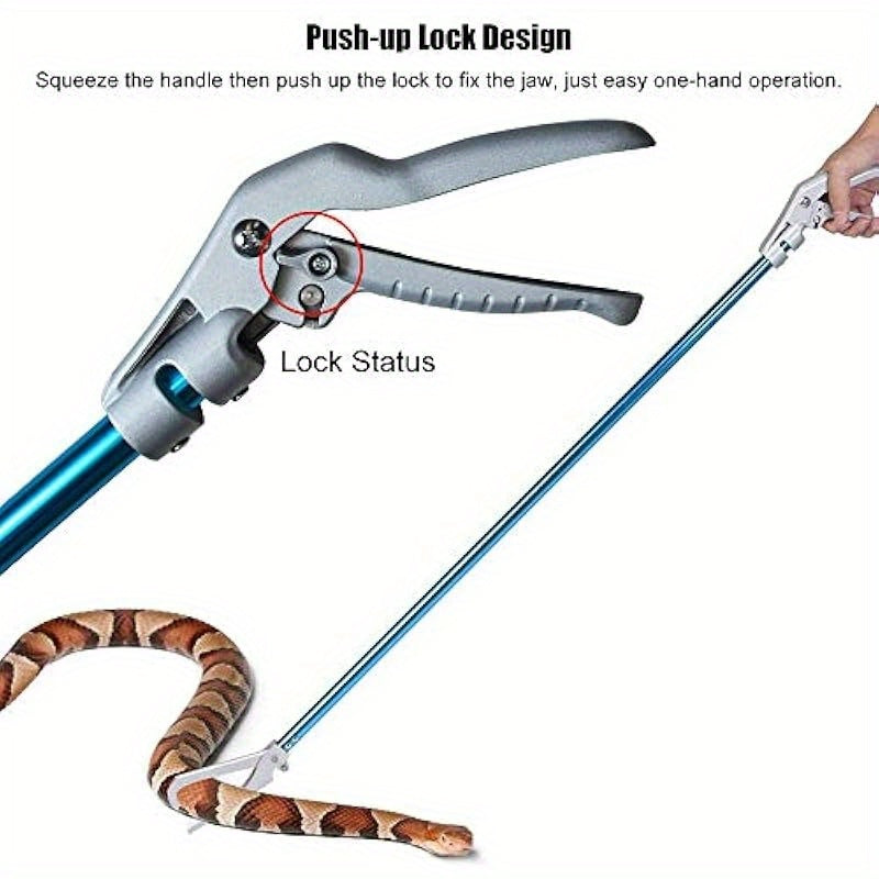 52 Inch Aluminum Alloy Snake Tongs