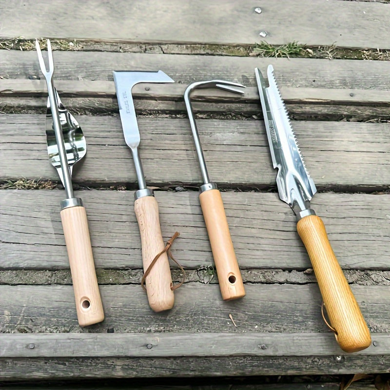Weeding Knife, Weeding Tool, Garden Rake, Manganese Steel Horn, Hand-held Soil Dredging, Wild Vegetable Digging