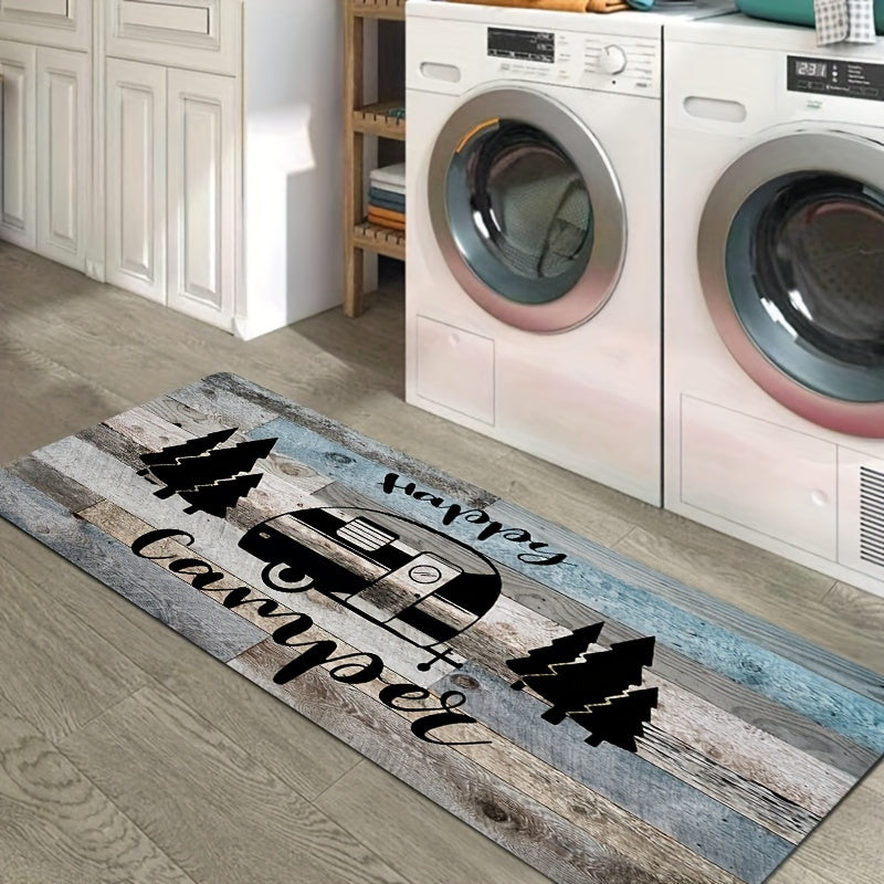 Happy Camper Theme Bath Mat Set