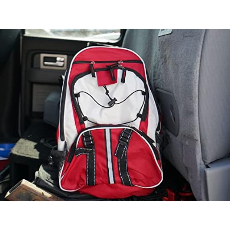 Blue Seventy-Two - Pro Series - Red Deluxe 72 Hour Emergency Backpack Survival Kit for 1 Person