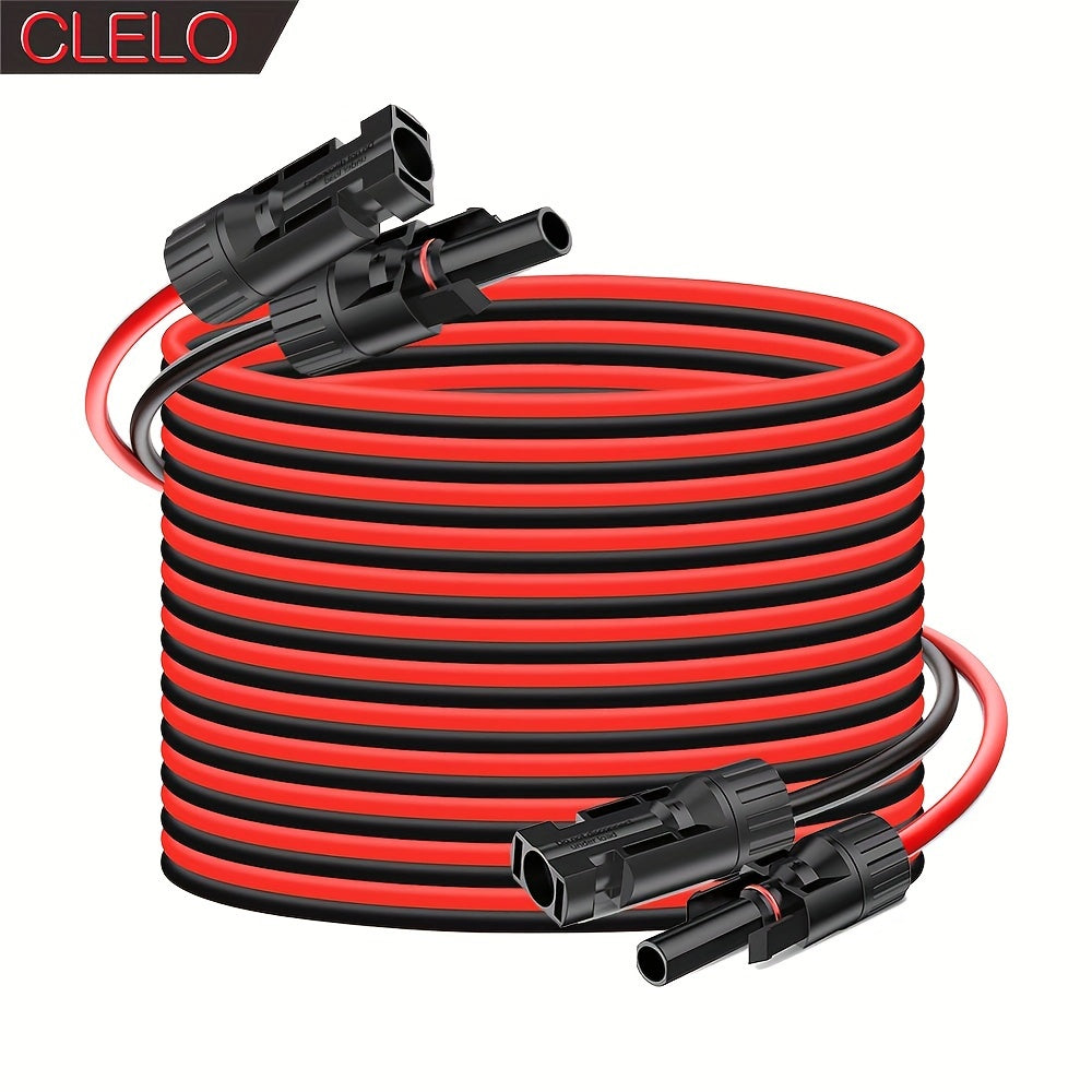 14AWG Solar Panel Extension Cable Set - 30FT & 40FT Options