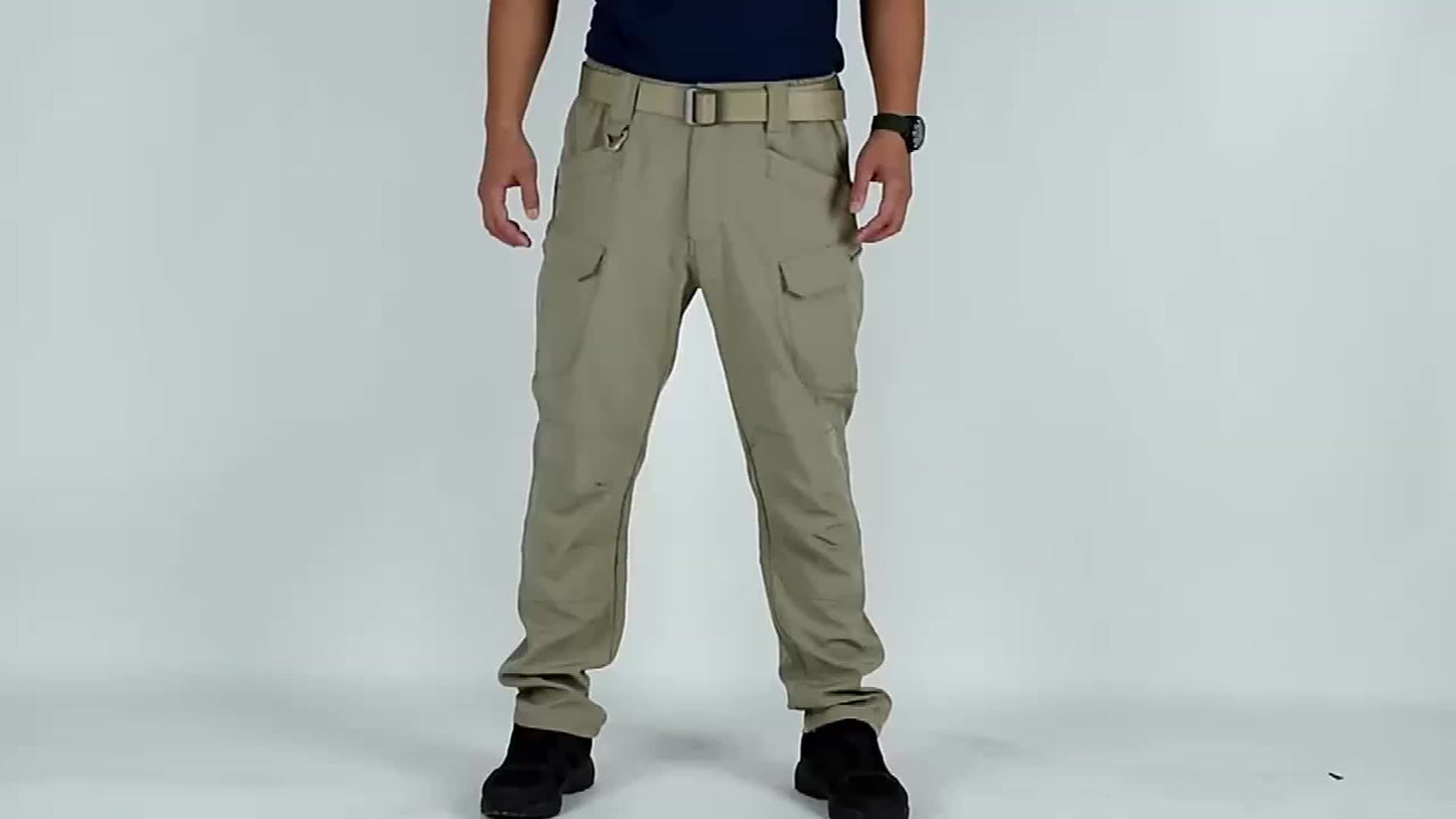 Men's Fleece Lined Ultimate Thermal Tactical Pants - Waterproof, Windproof, Multi-Pocket, Loose Fit