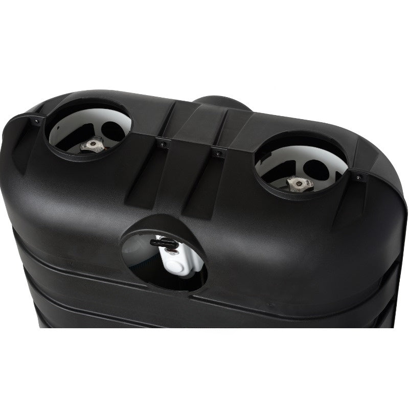 RV Accessories - Black Heavy-Duty Polypropylene 7.14 Lb Tank Cover