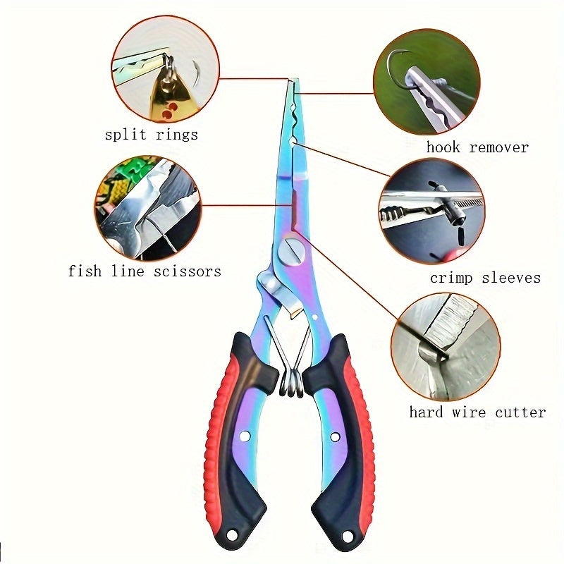 Multipurpose fishing pliers.