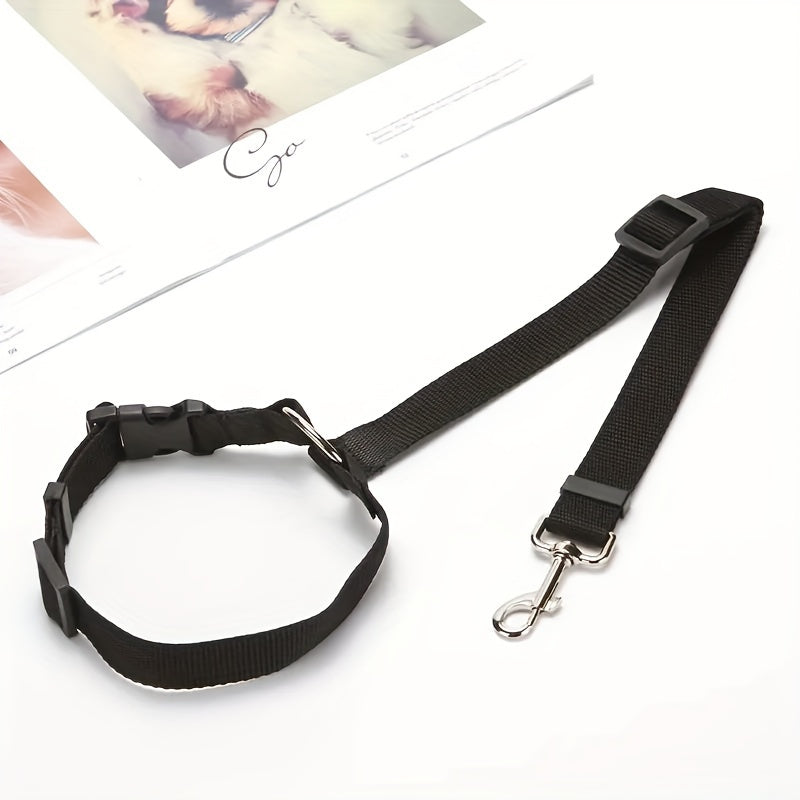 1pc Pet Car Tether Safety Leash For Dogs In Vehicles, Dog Seat Belt Tether