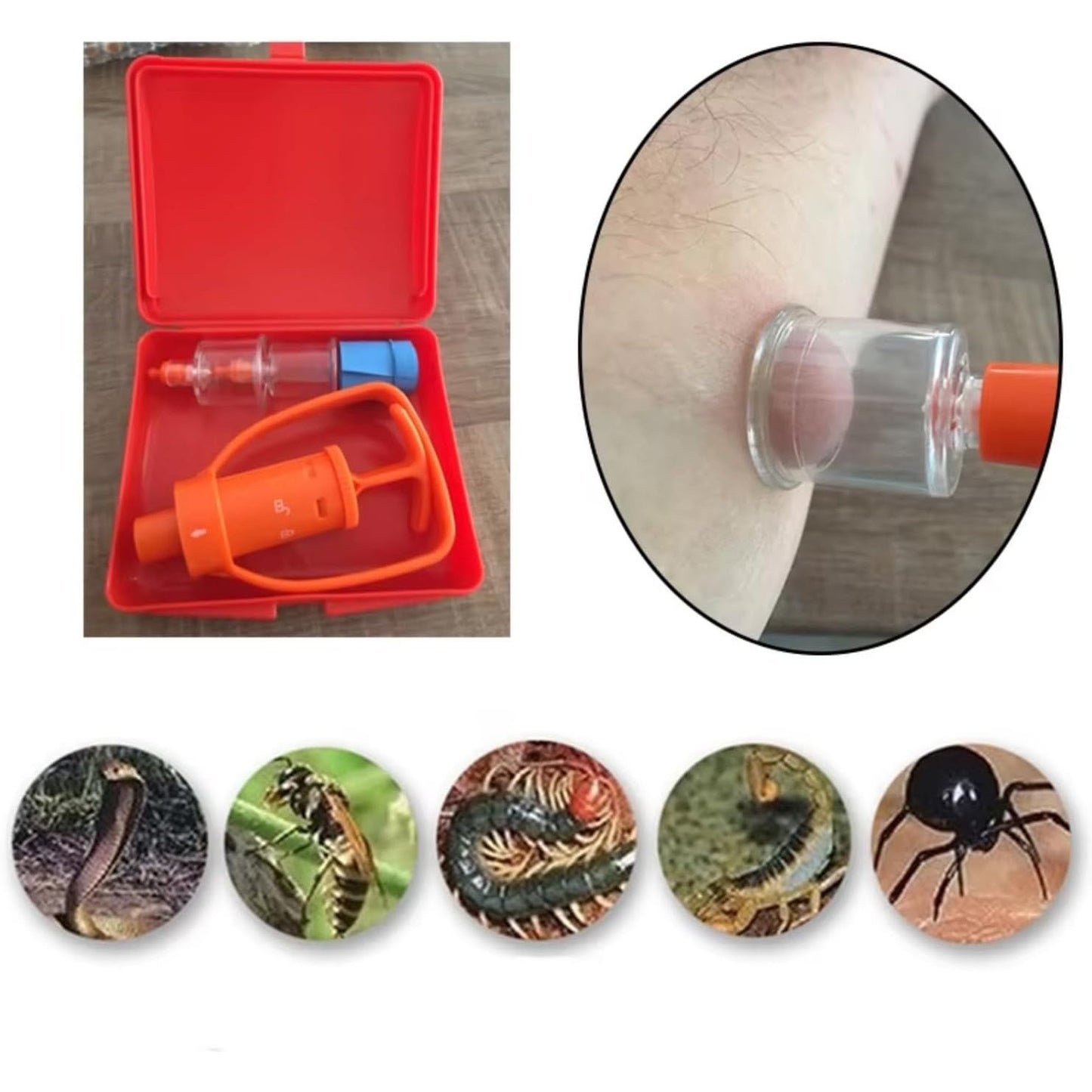 Emergency Kit, 2-Person Emergency Survival Tent Shelter, with Snake Bite Kit